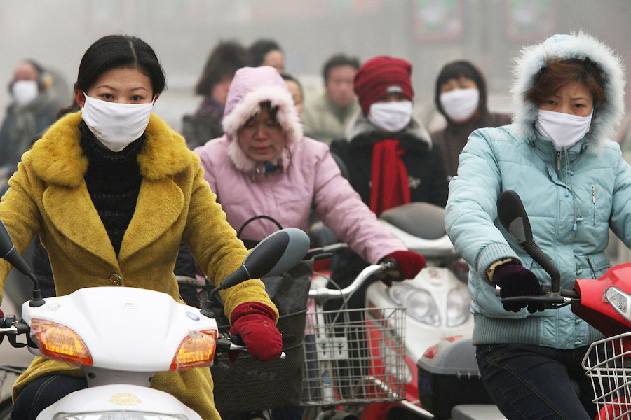 Coal pollution and global warming in Linfen China