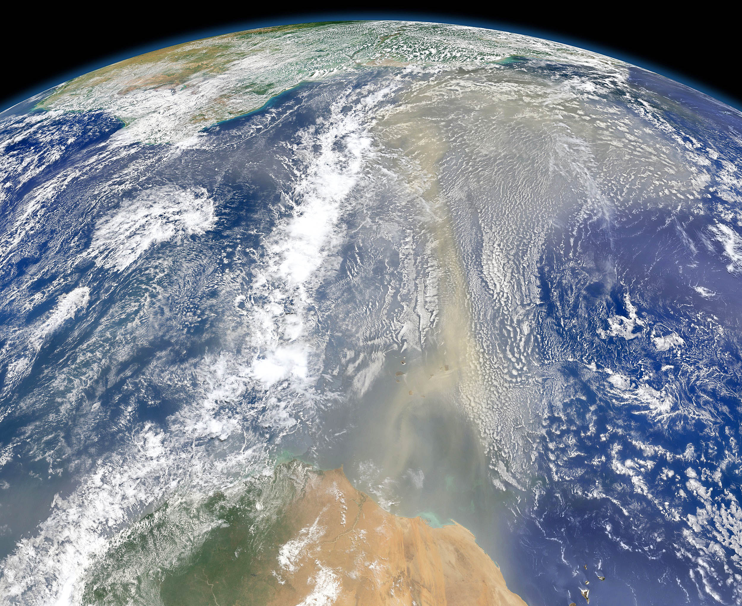 Studying air pollution from space
