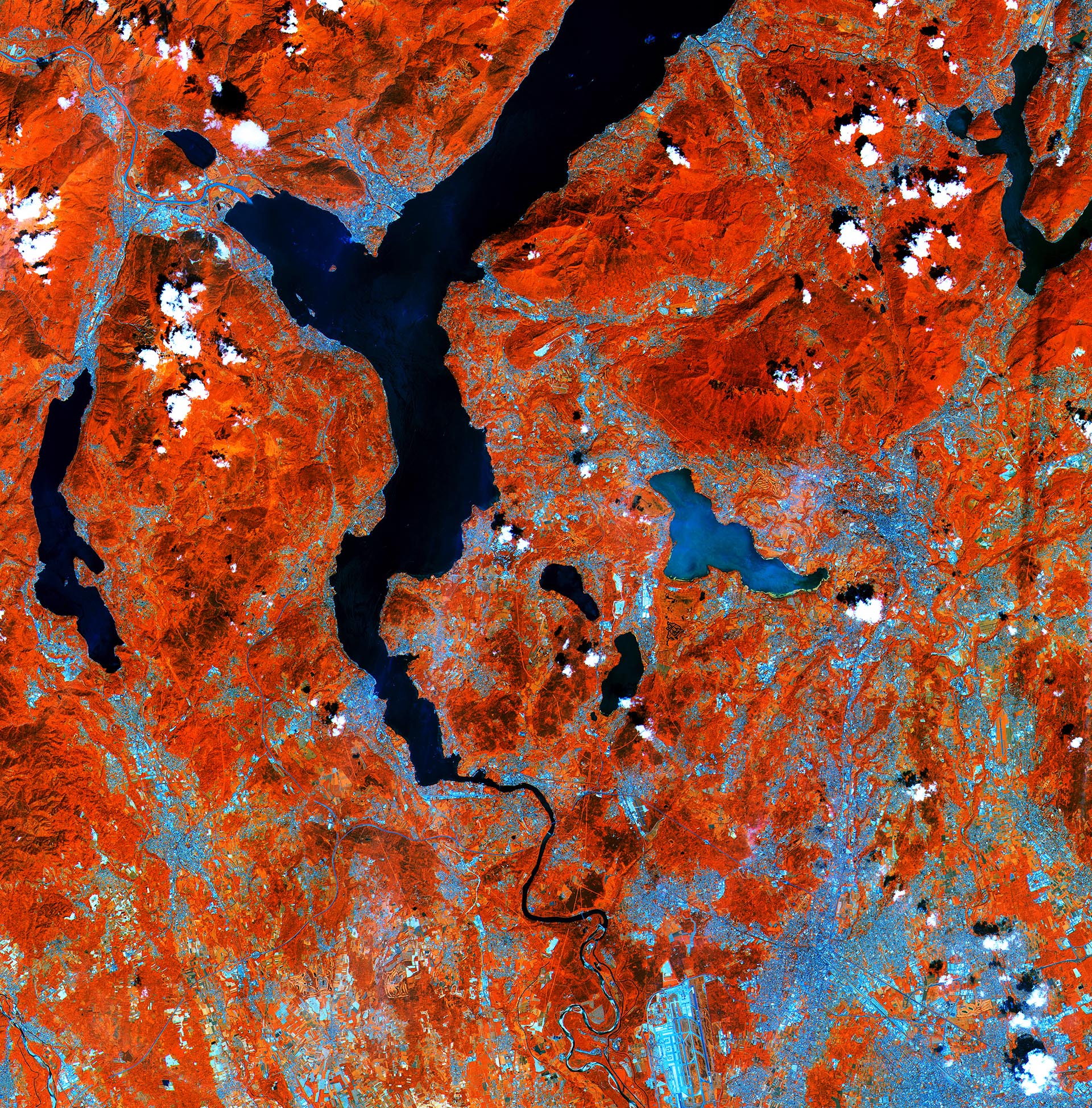 Earth From Space: Northern Italy