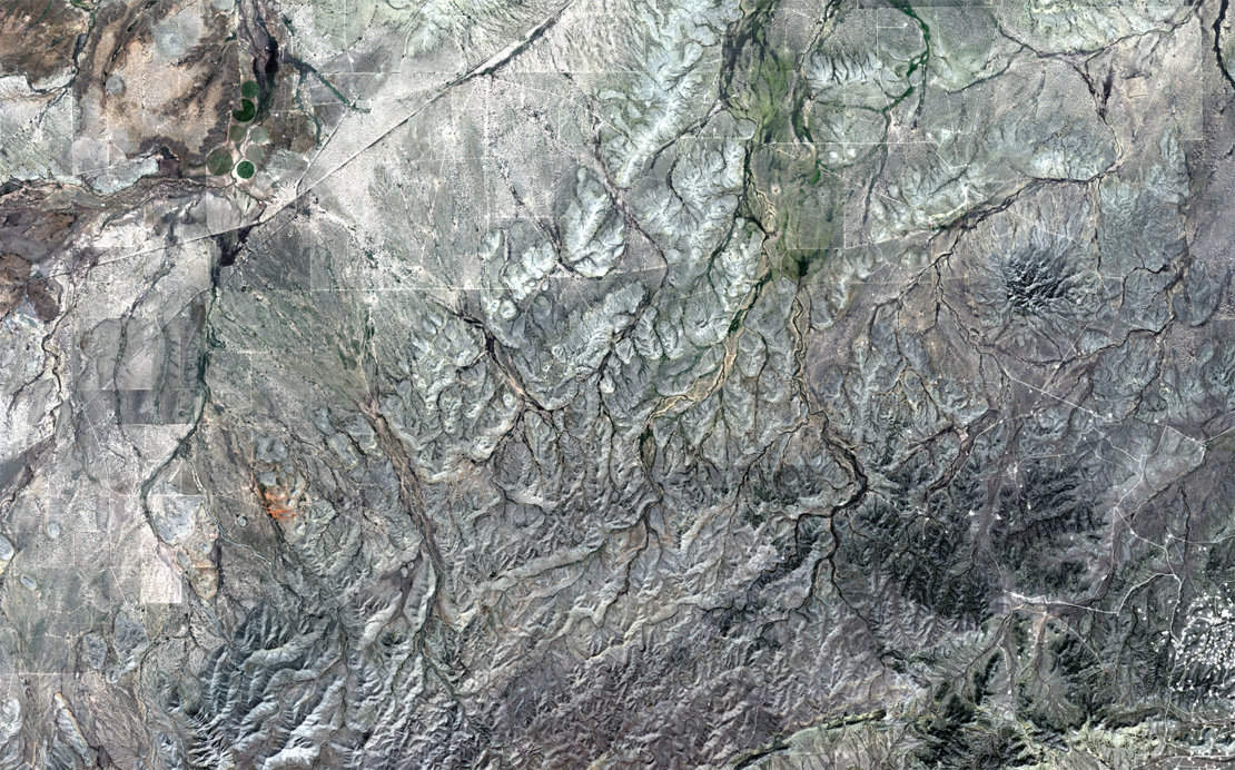 Earth from space: a glimpse at western Texas