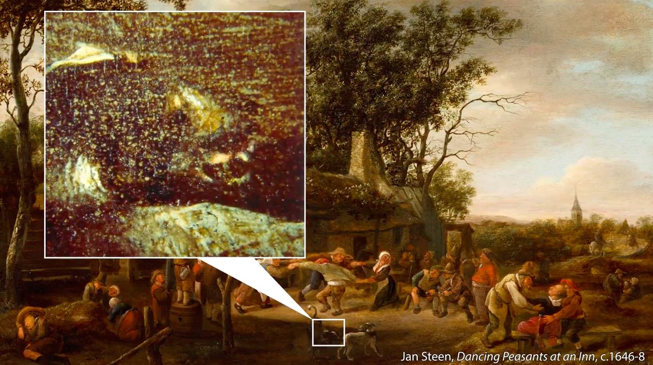 Famous paintings under attack by mysterious chemical reactions