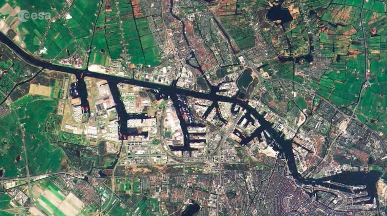 Earth from Space: Amsterdam