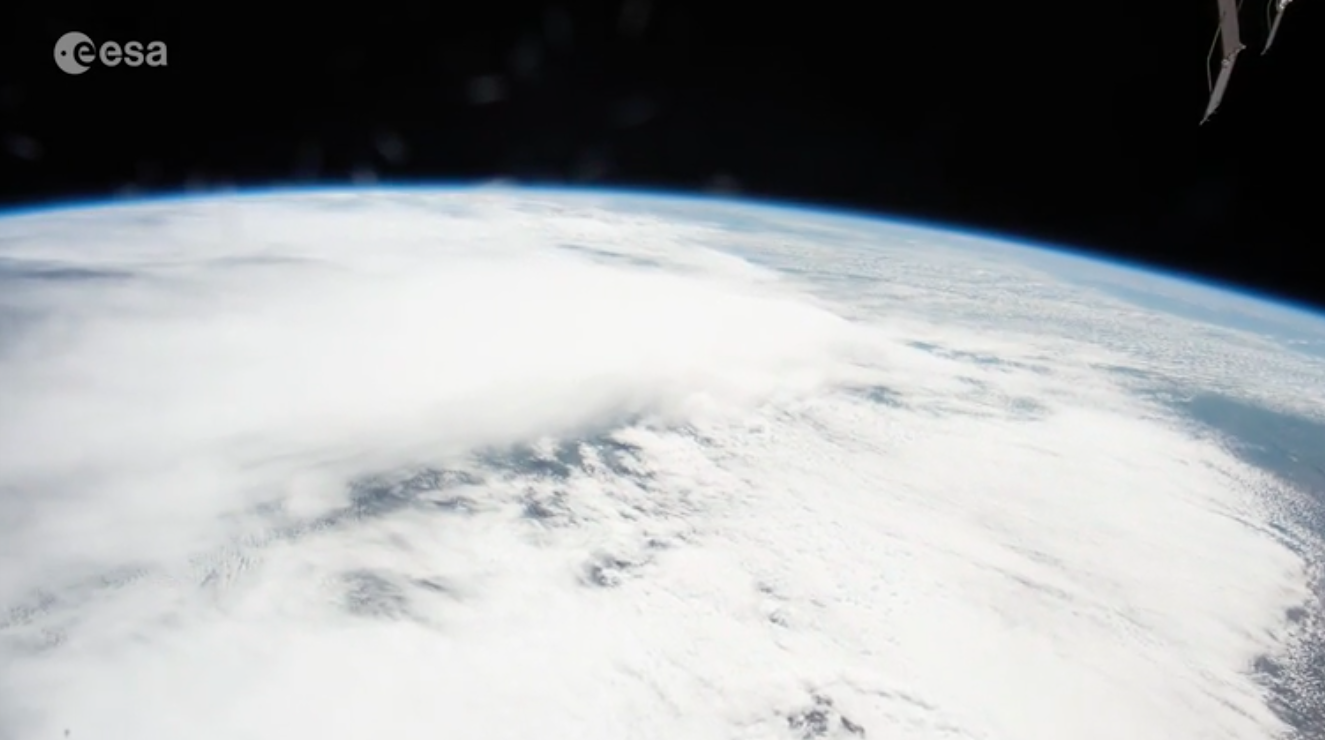Cloudy Earth from the International Space Station