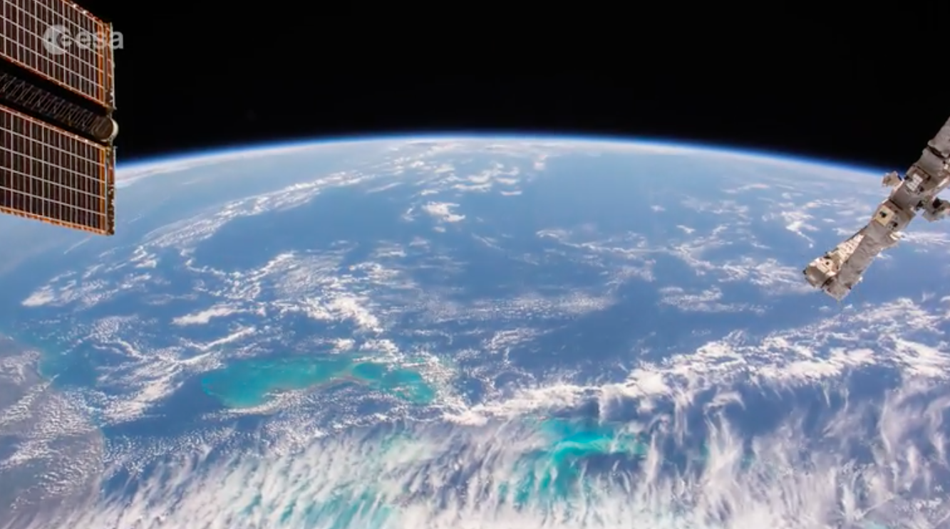 The Bahamas under cloud cover