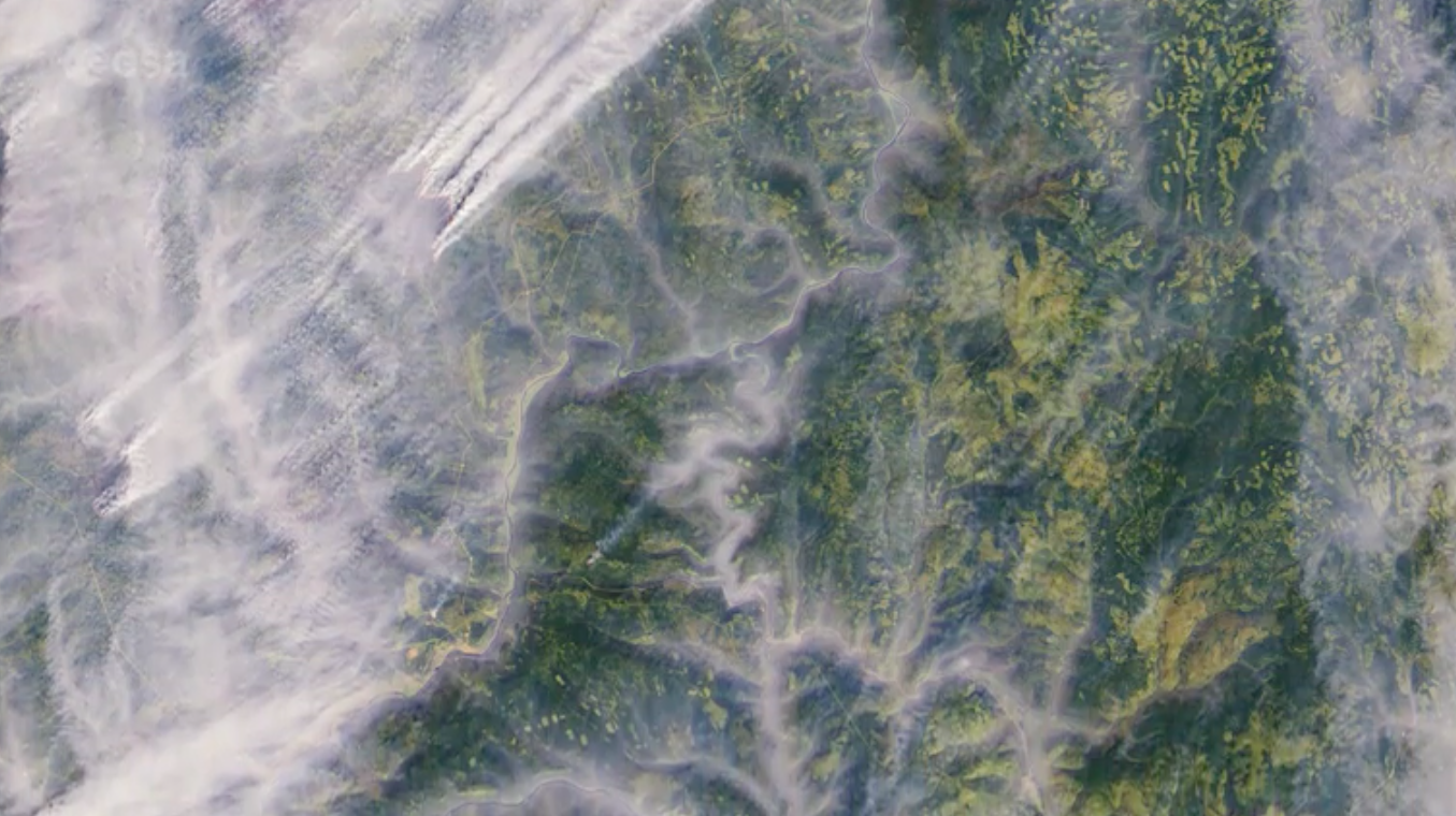 Wildfires burning in eastern Russia