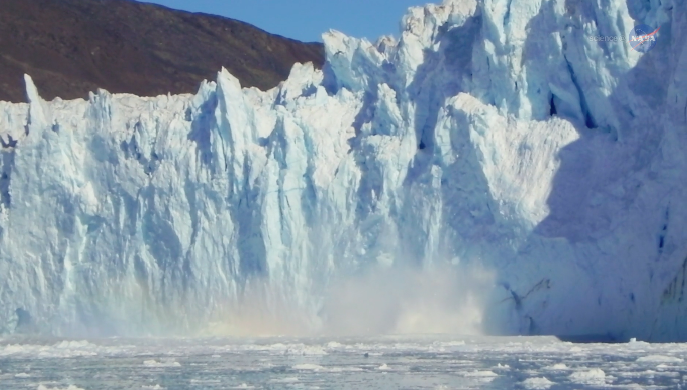 Thinning ice sheets in Greenland