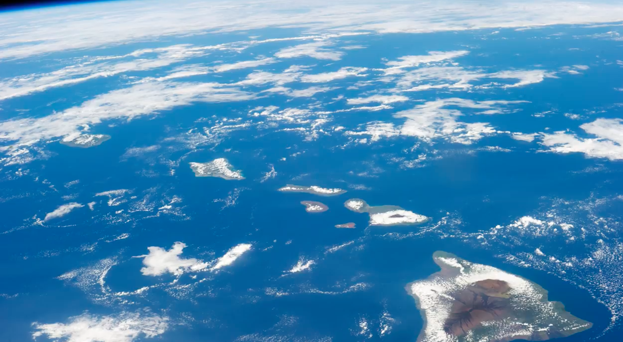 Shorelines of the United States from space