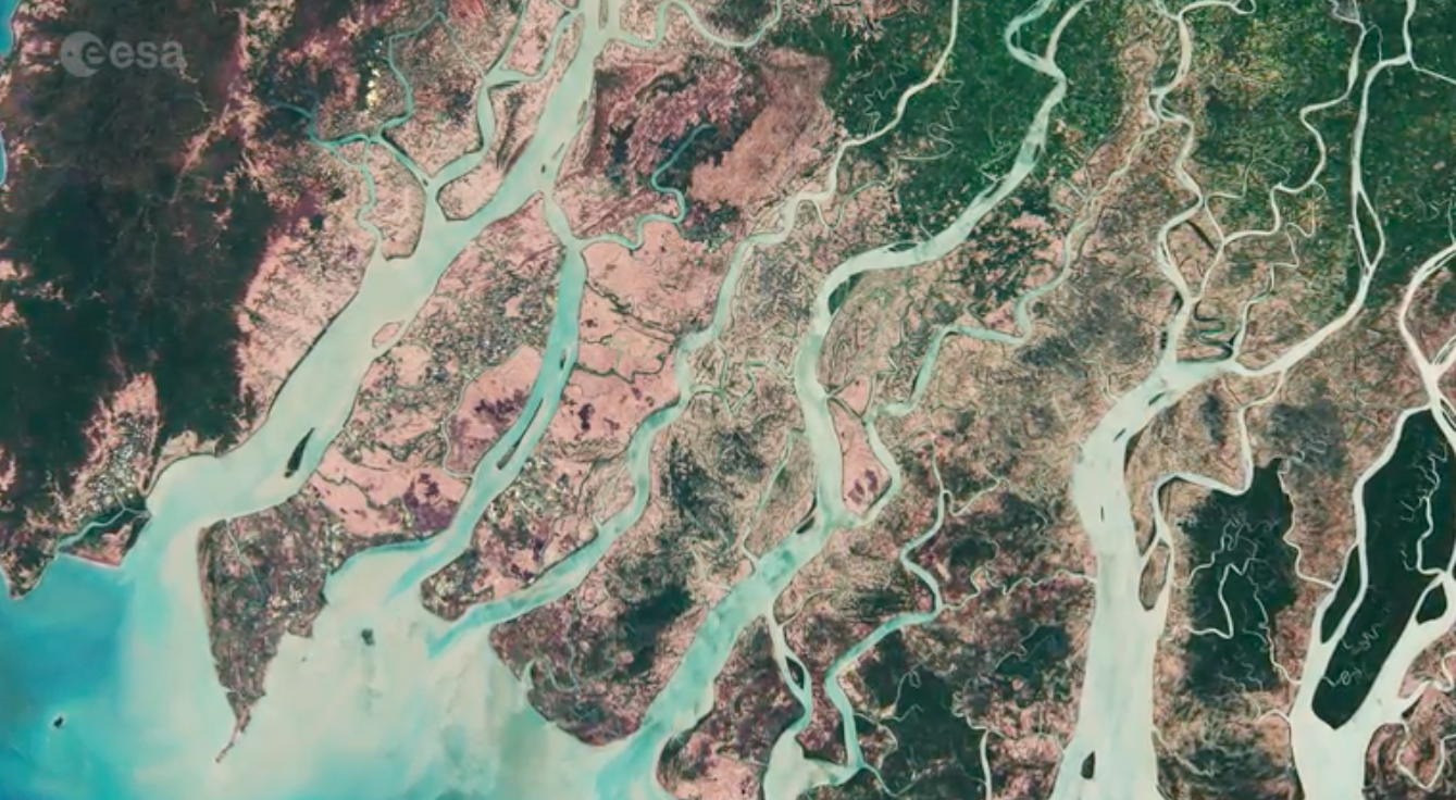 The Irrawaddy Delta in Myanmar