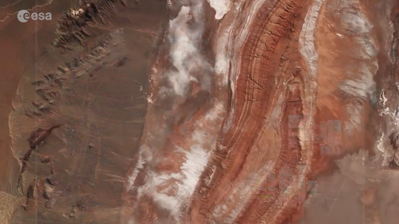 Salar de Atacama in northern Chile