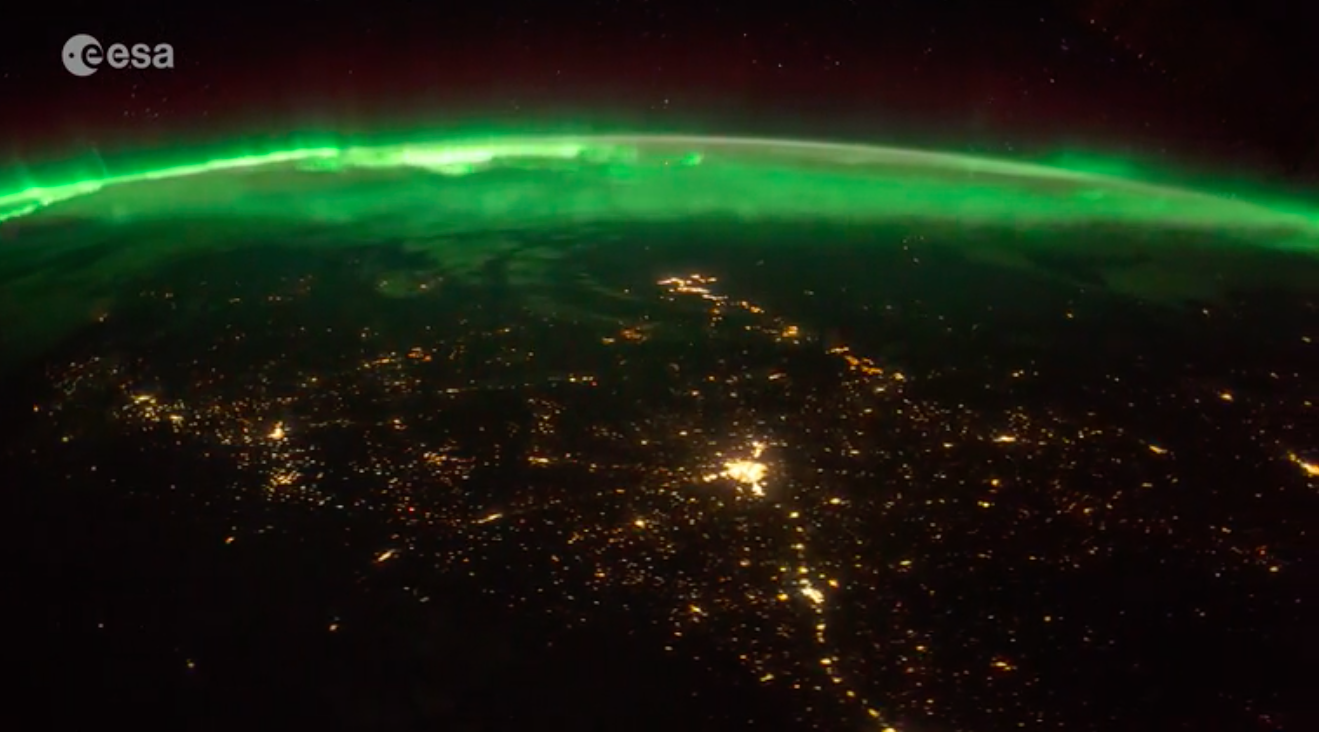 Aurora over the Great Lakes