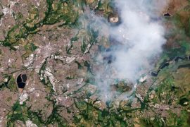 Summer heatwave visibly scorched Europe