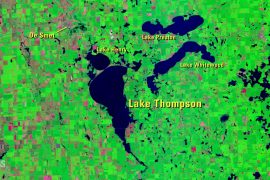 Striking changes in South Dakota's Lake Thompson