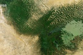 Lake Chad in West Africa