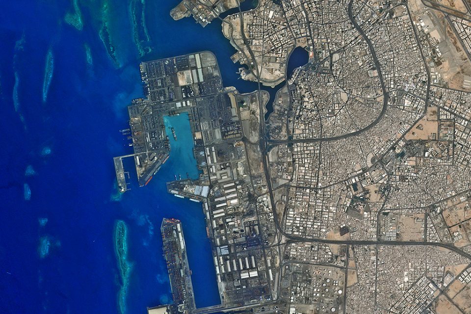 The port city of Jeddah in Saudi Arabia