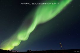 First evidence of how auroral beads form