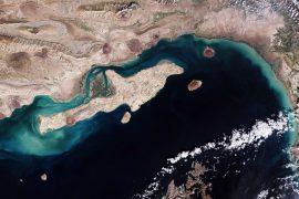 Qeshm Island in the Strait of Hormuz