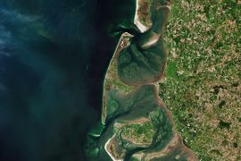 The Frisian Islands in the North Sea