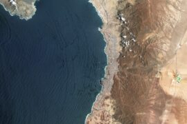 The port city of Antofagasta, Chile