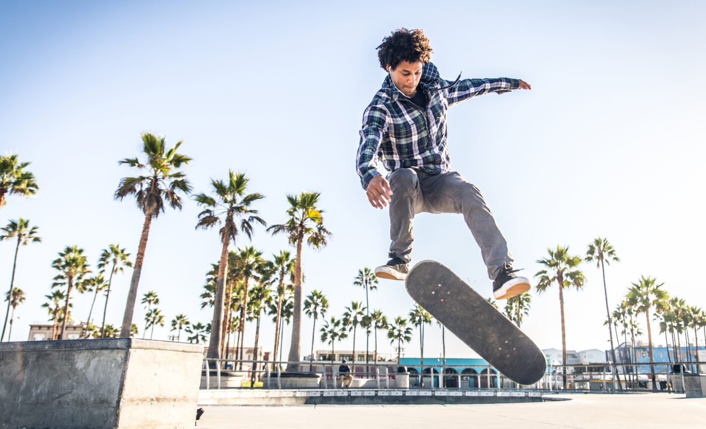 Skateboarding alleviates depression and increases well-being