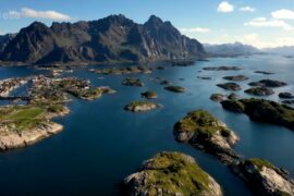 The rugged beauty and stunning landscapes of Lofoten, Norway