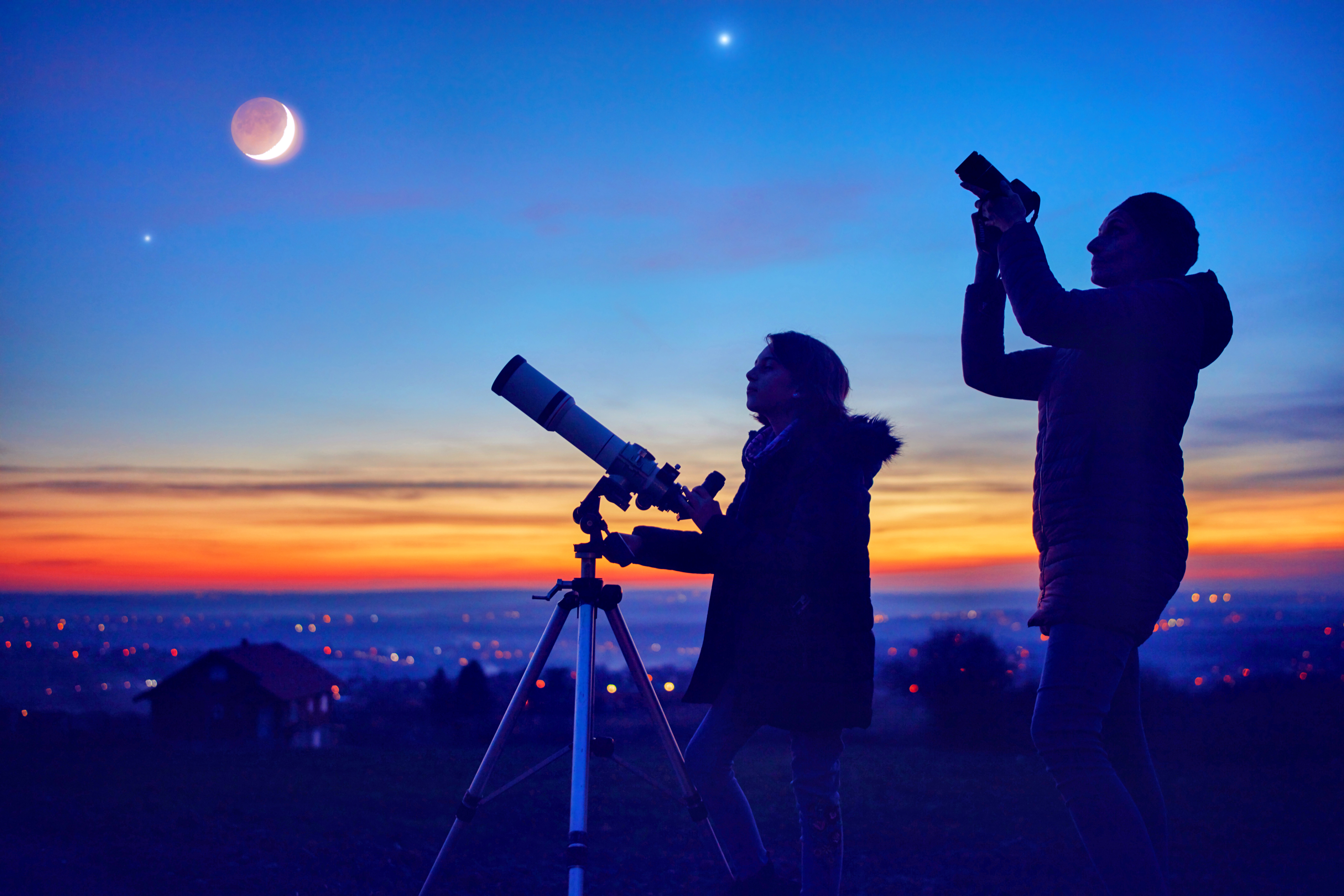 Venus and Jupiter will soon enter into a spectacular conjunction