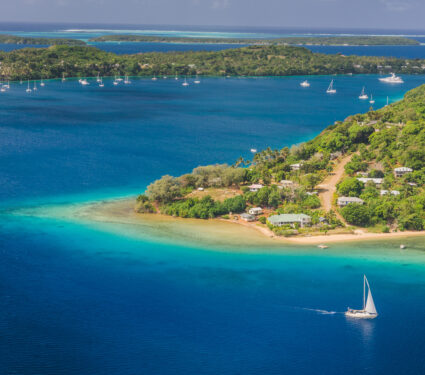 Kingdom,Of,Tonga,Viewed,From,Above