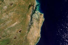 Inhambane Bay in southeast Mozambique
