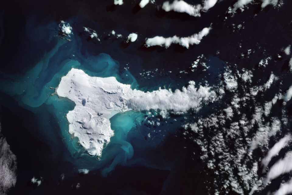 Elephant Island off the coast of Antarctica