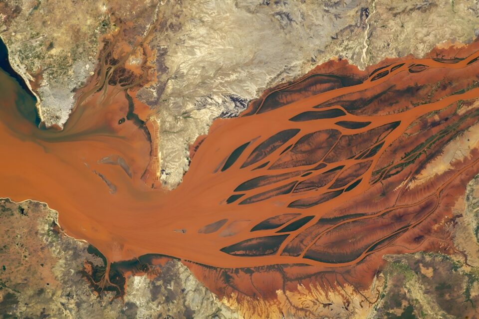 Betsiboka River Delta in Madagascar