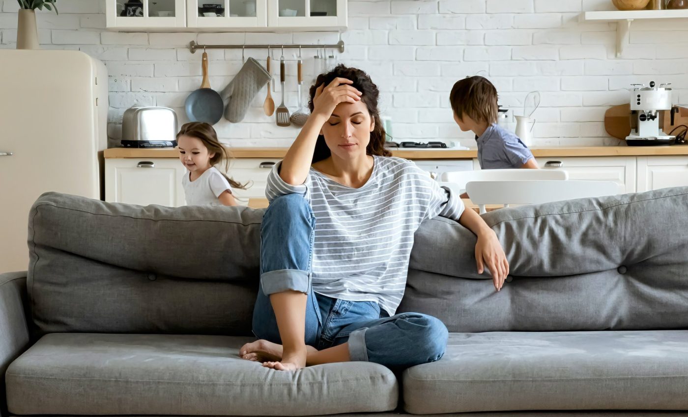 Moms are more worried about chores, and it's a heavy mental load