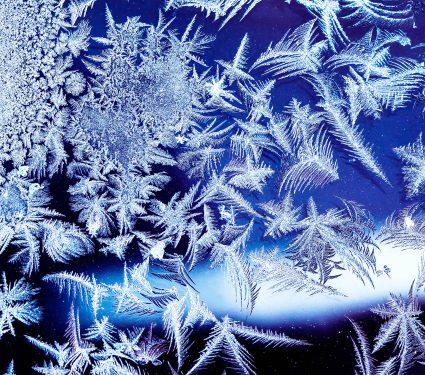 Beautiful,Frosty,Pattern,With,Various,Ornate,Patterns,On,Transparent,Glass