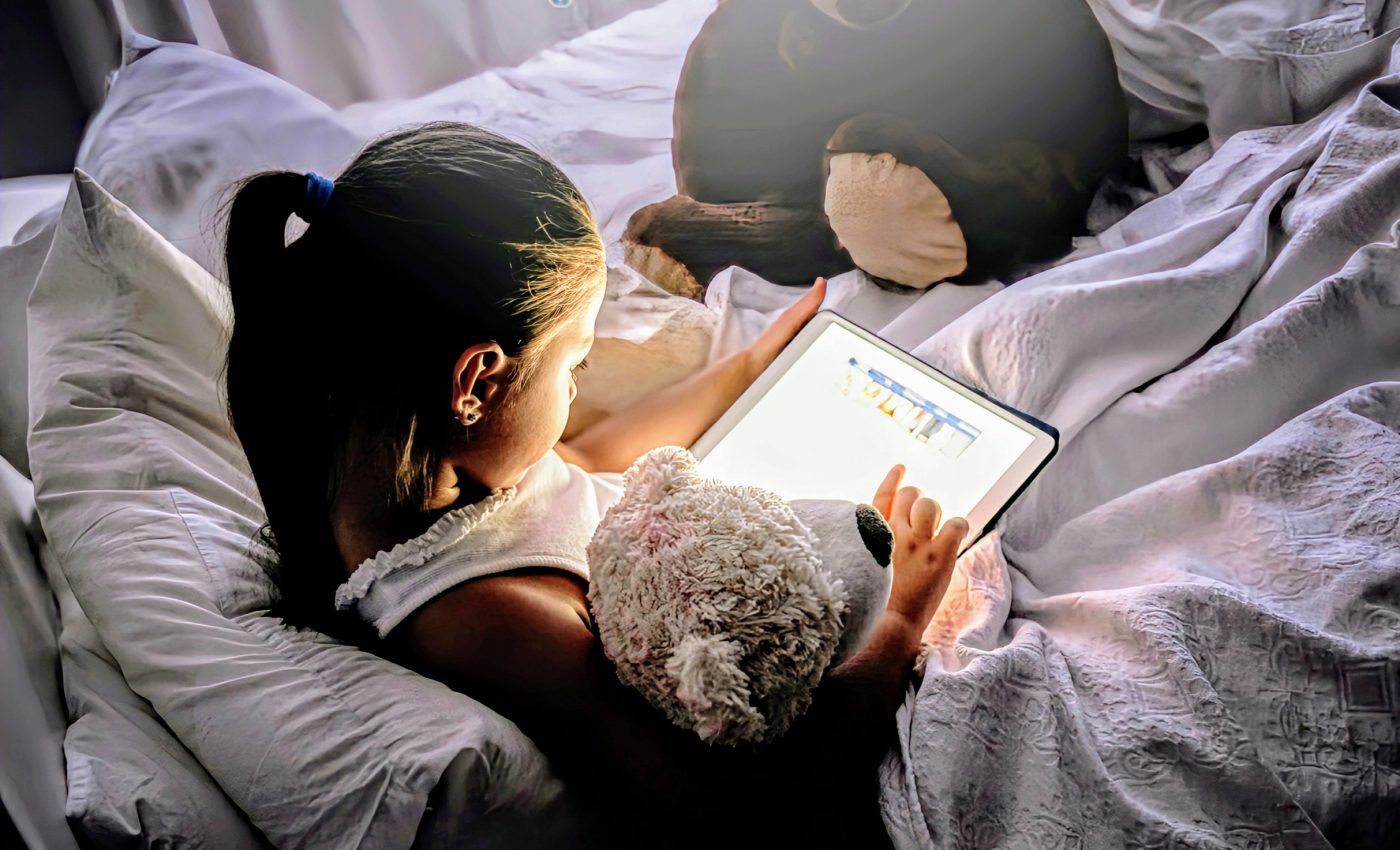 Children who watch screens in bed have the most disrupted sleep