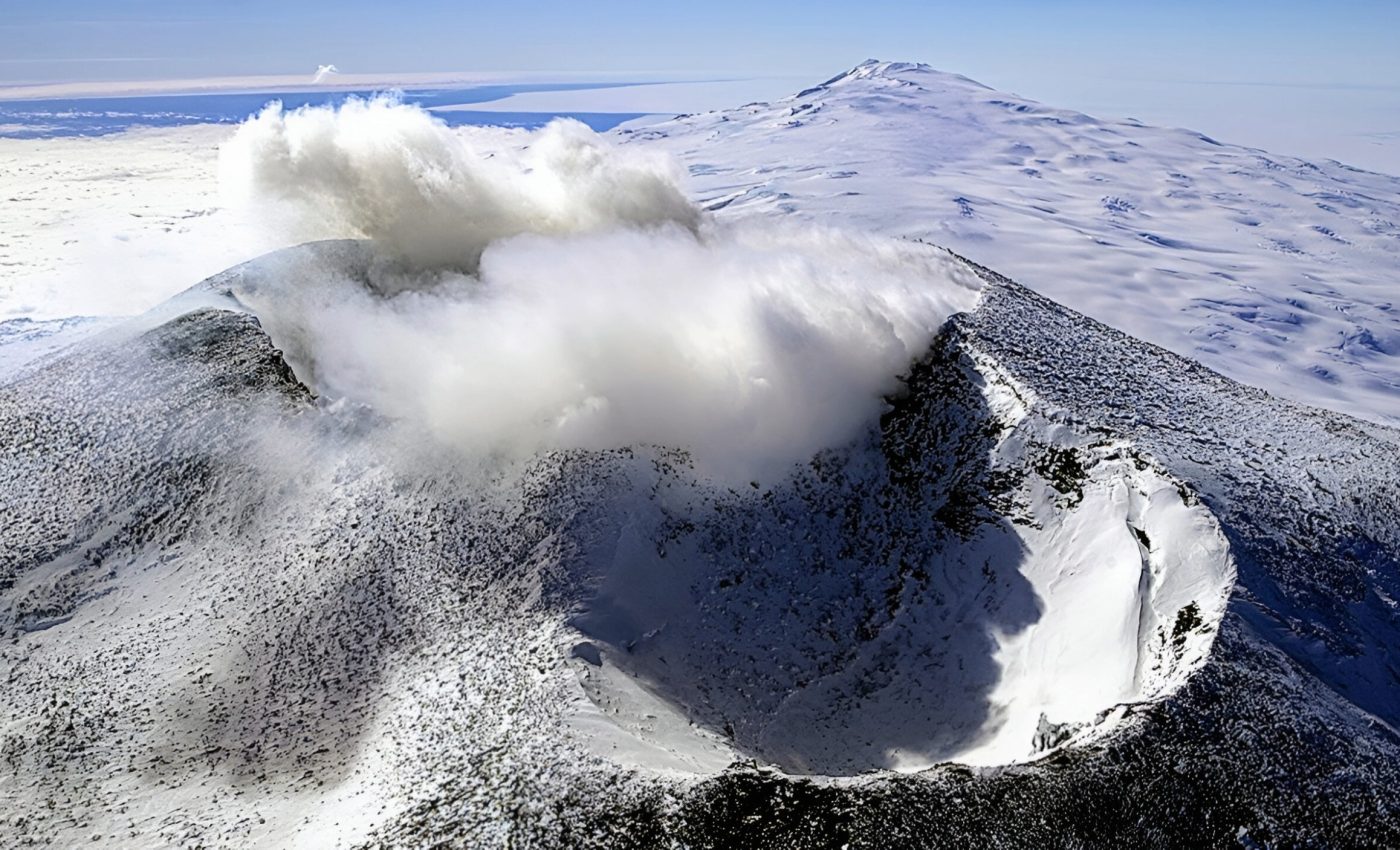 Melting ice in Antarctica could wake sleeping volcanoes