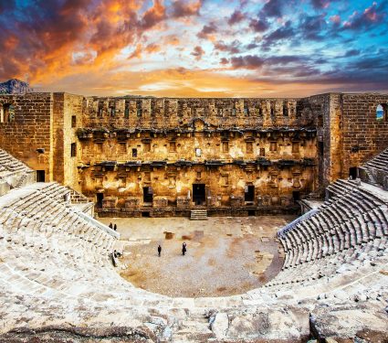 The,Theatre,Of,Aspendos,Ancient,City,In,Antalya