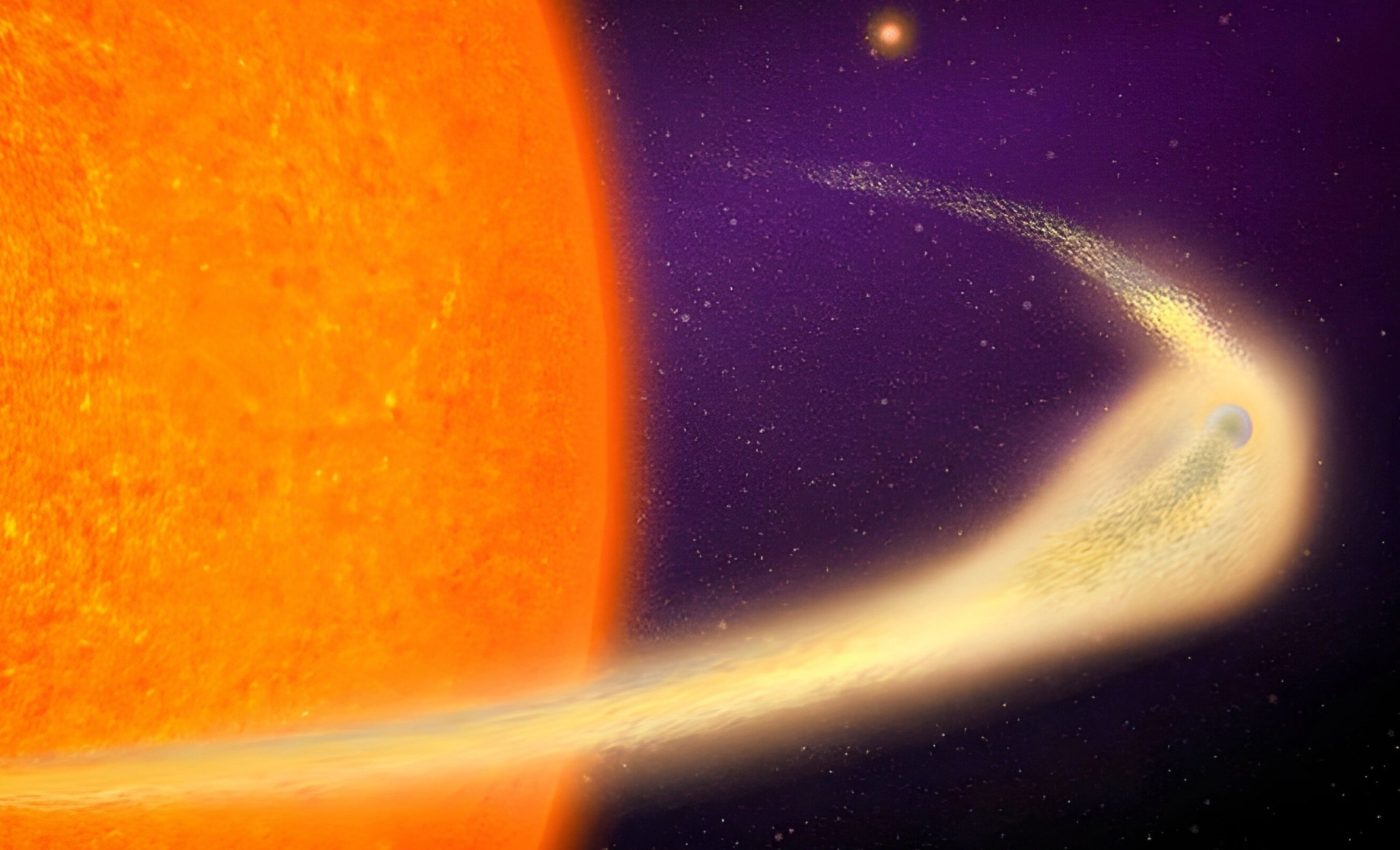 Exoplanet is rapidly disintegrating, leaving behind a trail of dust