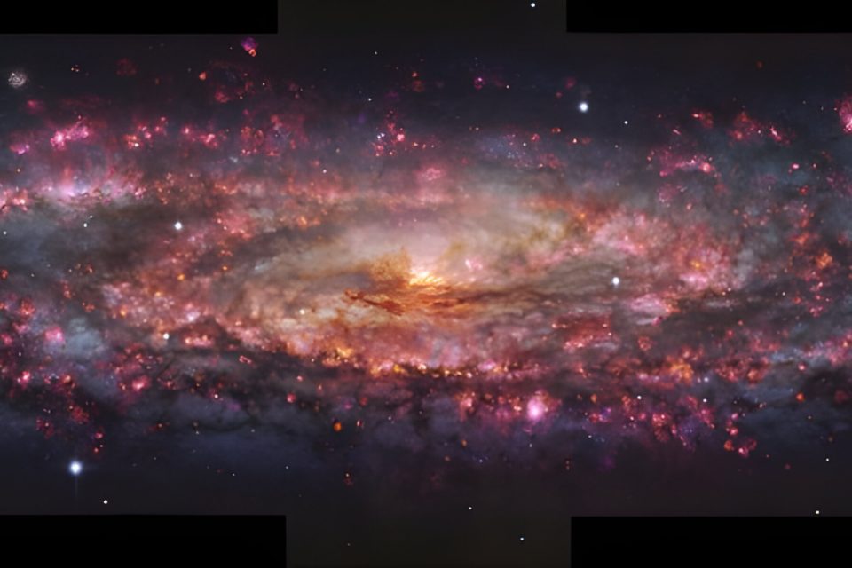 Thousands of colors in the Sculptor Galaxy