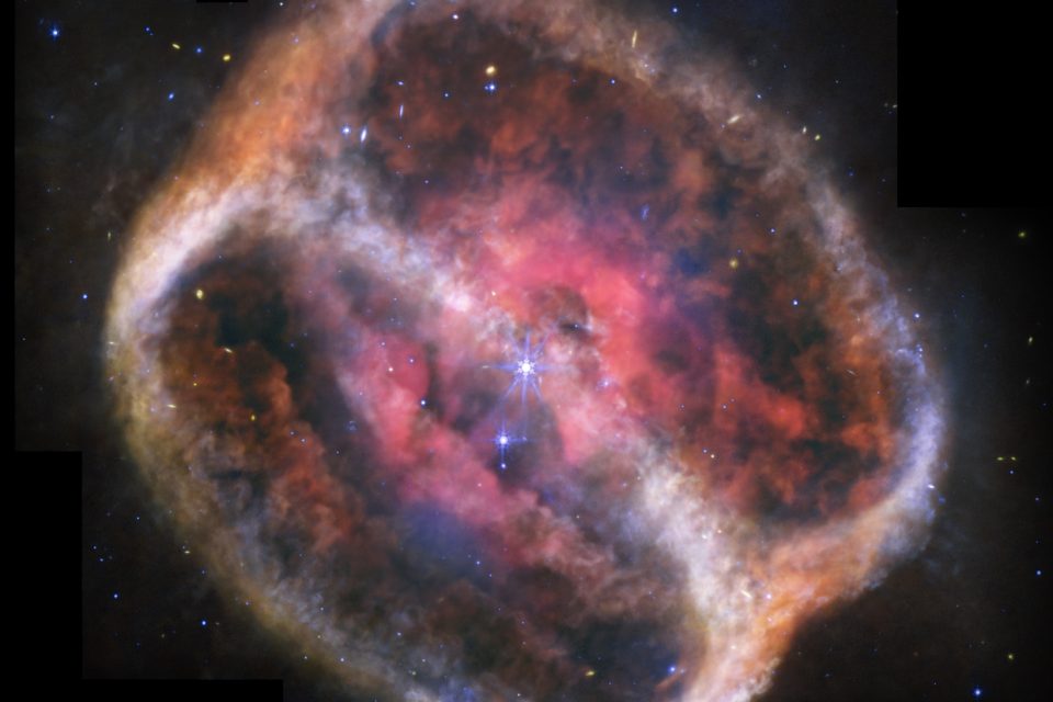 Stellar farewell: The fading legacy of a dying star