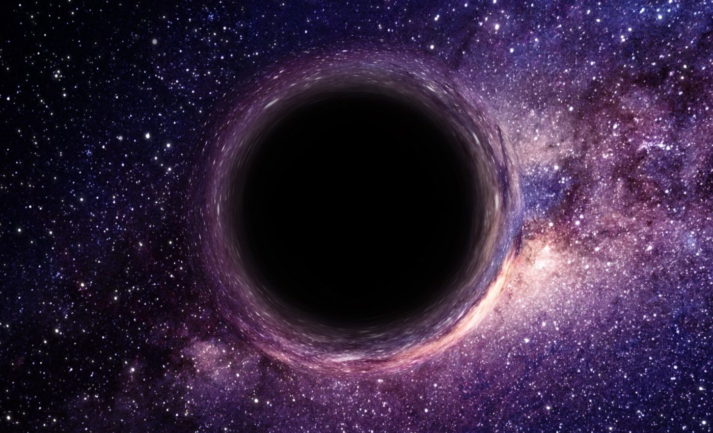 'Free-floating' black hole appears to be feeding on a star
