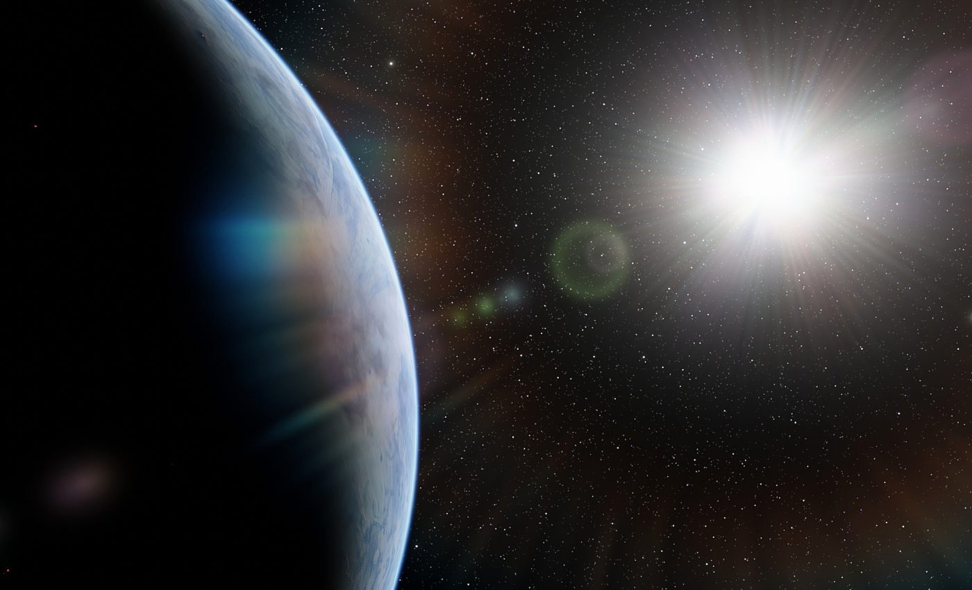 Bizarre planet orbits backward around a dying star