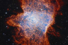 Webb captures a star's chaotic farewell