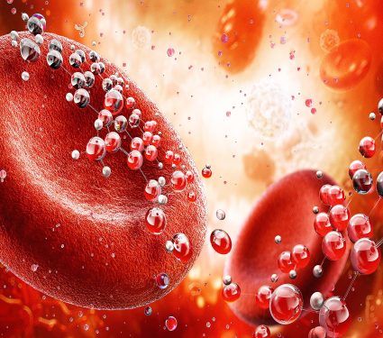 Erythrocyte,3d,Illustration.,Red,Blood,Cells,Transport,Oxygen,Throughout,The