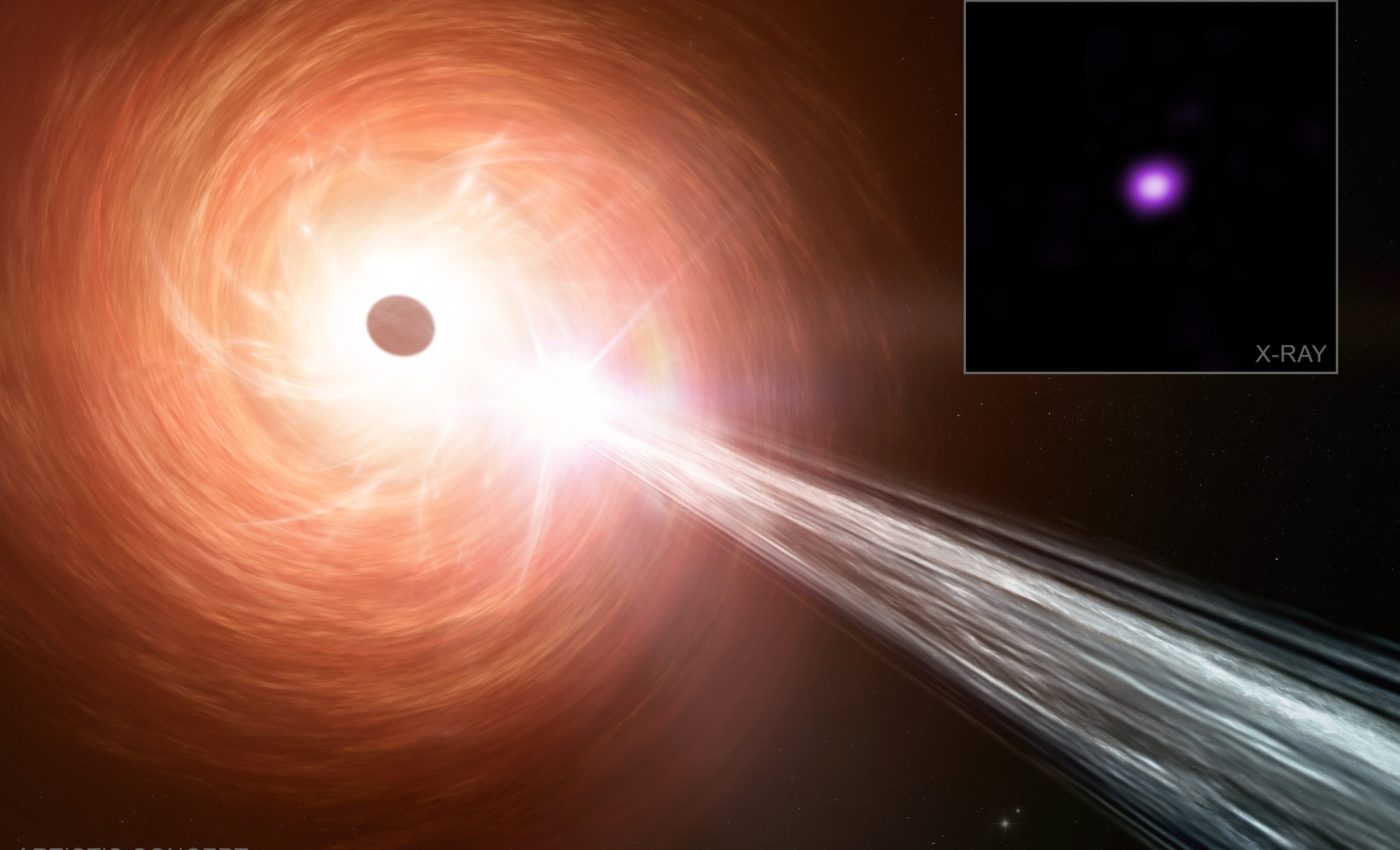 Young black hole defies physics with record-breaking growth