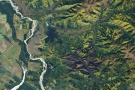 Autumn arrived early in Alaska’s interior hills