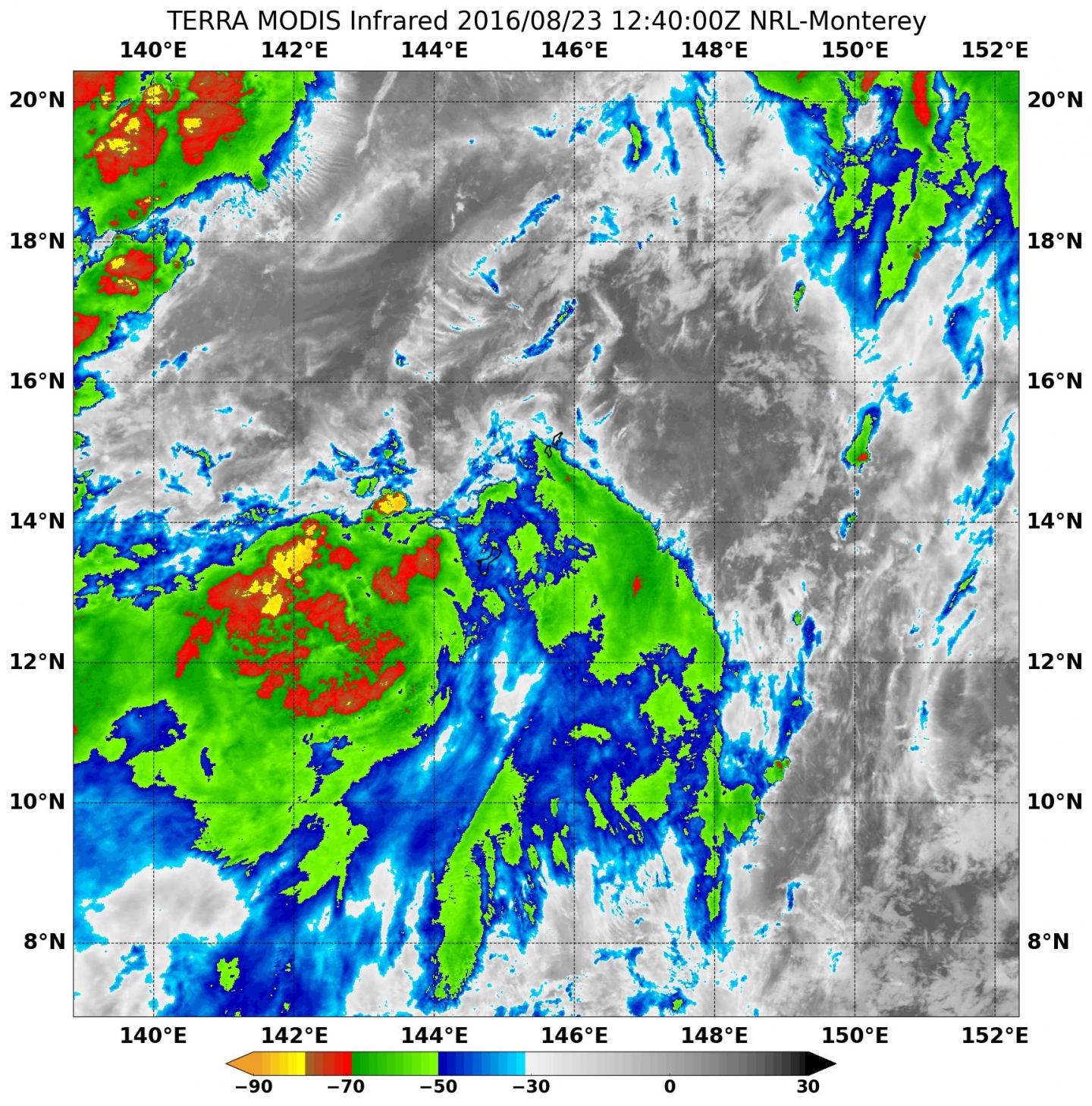 Tropical Depression 14W forms near Japan
