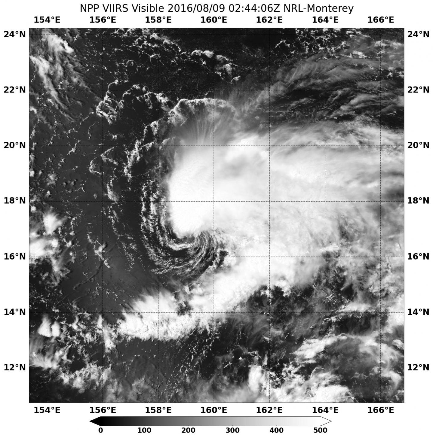 Satellite captures image of Tropical Storm Conson