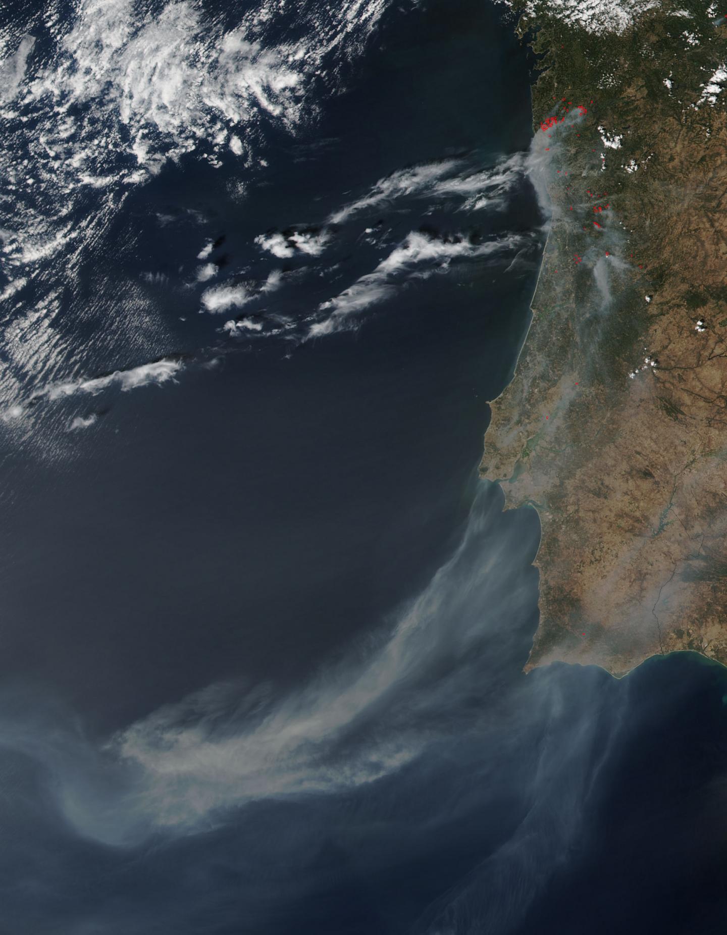 Several large fires burning on Portugal's Madeira Island