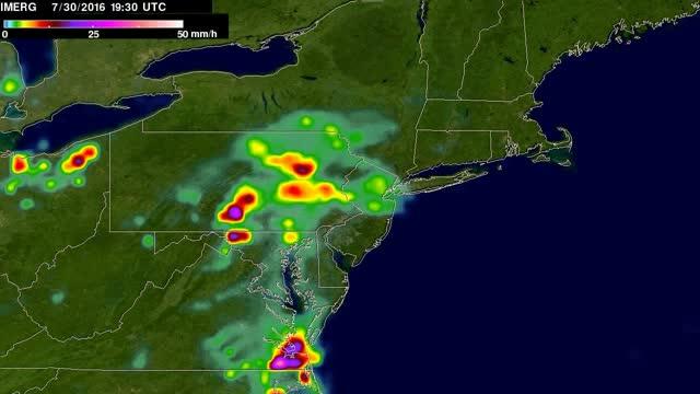 NASA historic flooding in Maryland