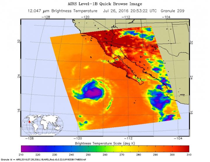 NASA sees compact Tropical Storm Frank weakening