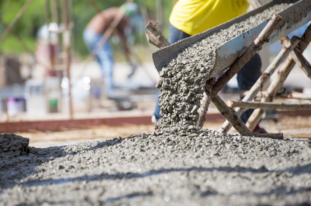 Cement absorbs CO2 emissions from the atmosphere