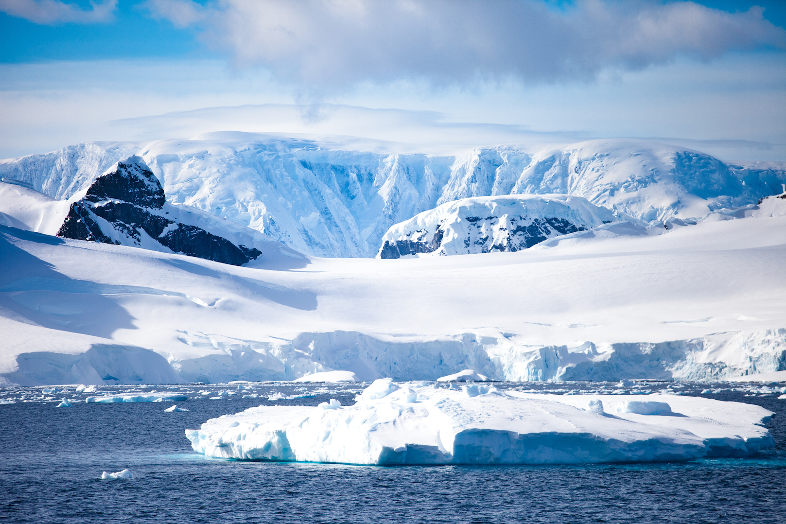 Land height could explain slower warming in Antarctica